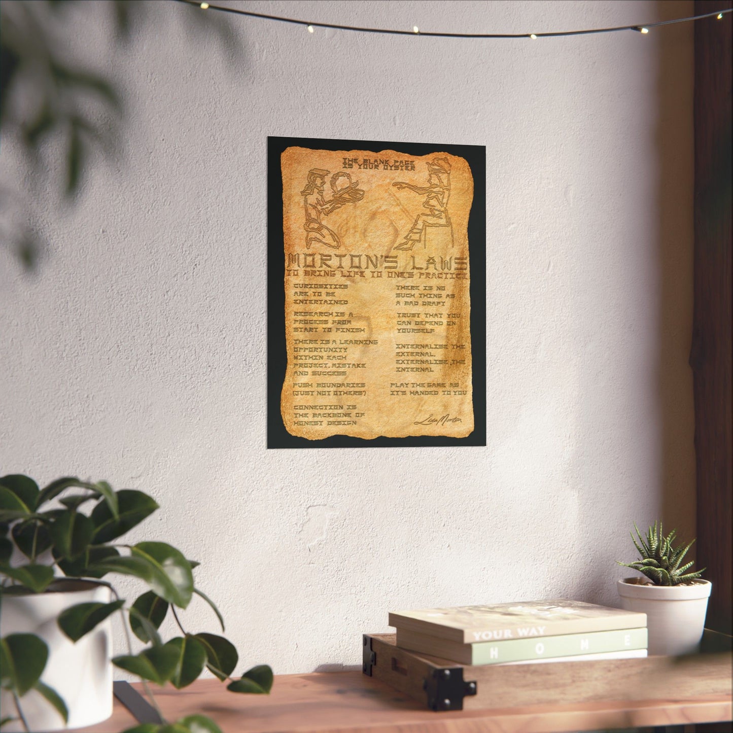 Matte Vertical Poster - Morton's Laws Manifesto