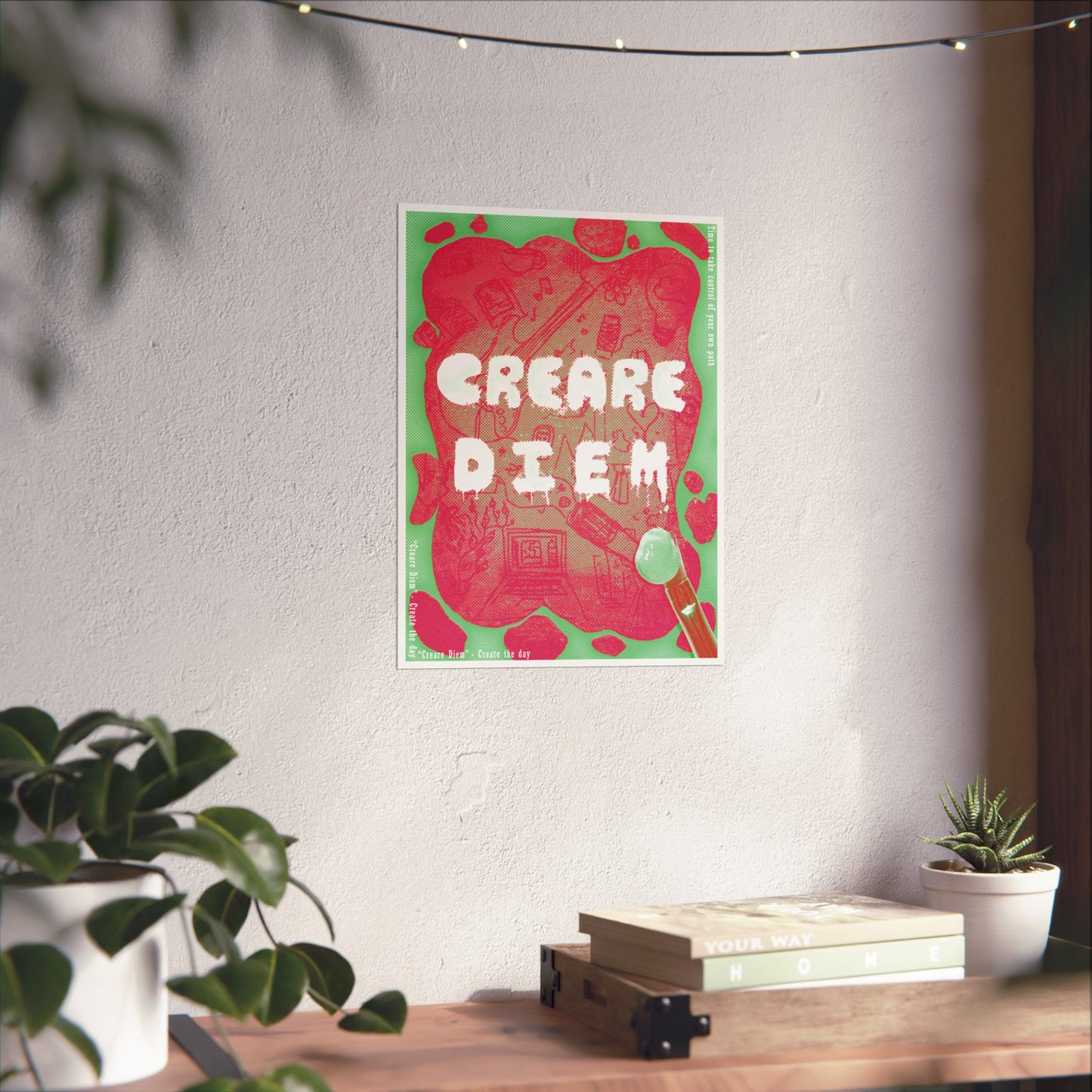 Matte Vertical Poster - Creare Diem